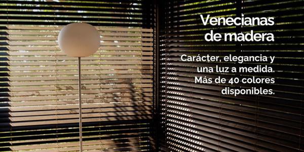 Venecianas de madera: elegancia natural en tu hogar