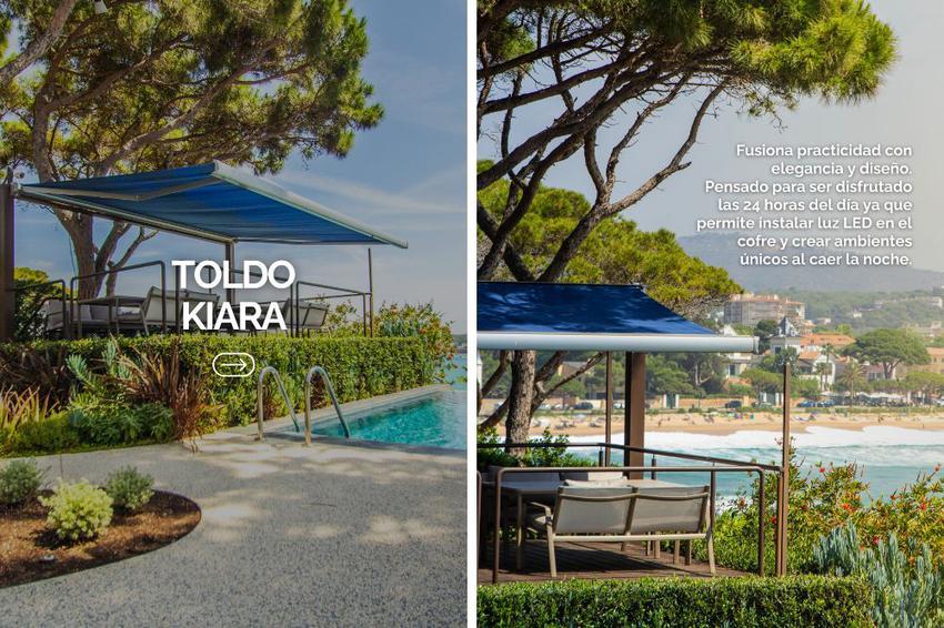 Toldo Kiara: maxima comodidad, con mando a distancia