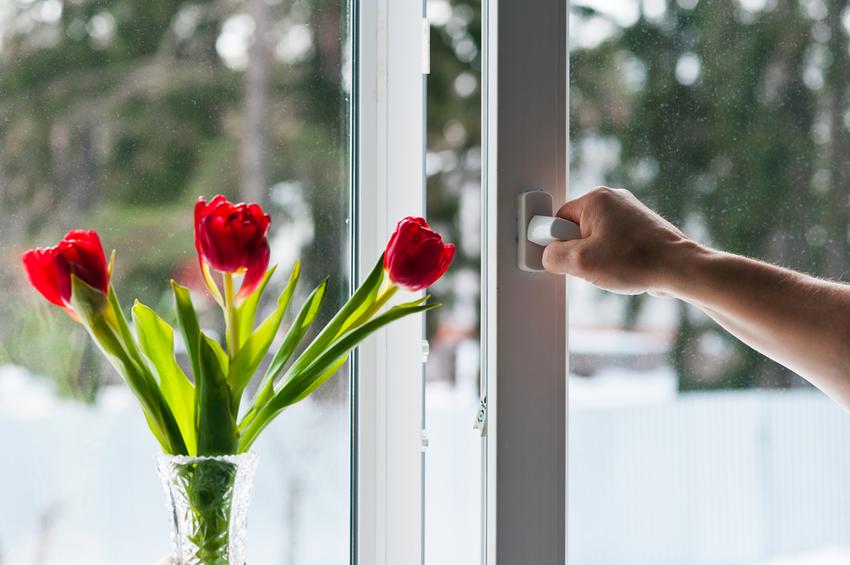 abrir las ventanas para ventilar la casa