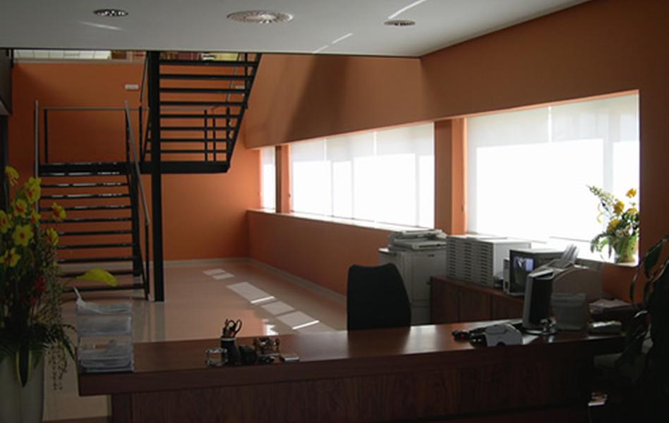 Oficinas Fulton cortinas enrollables